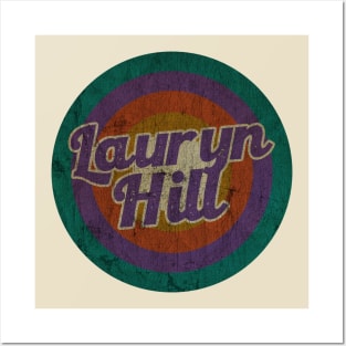 Lauryn Hill  - Retro Circle - DESIGN -  Vintage Posters and Art